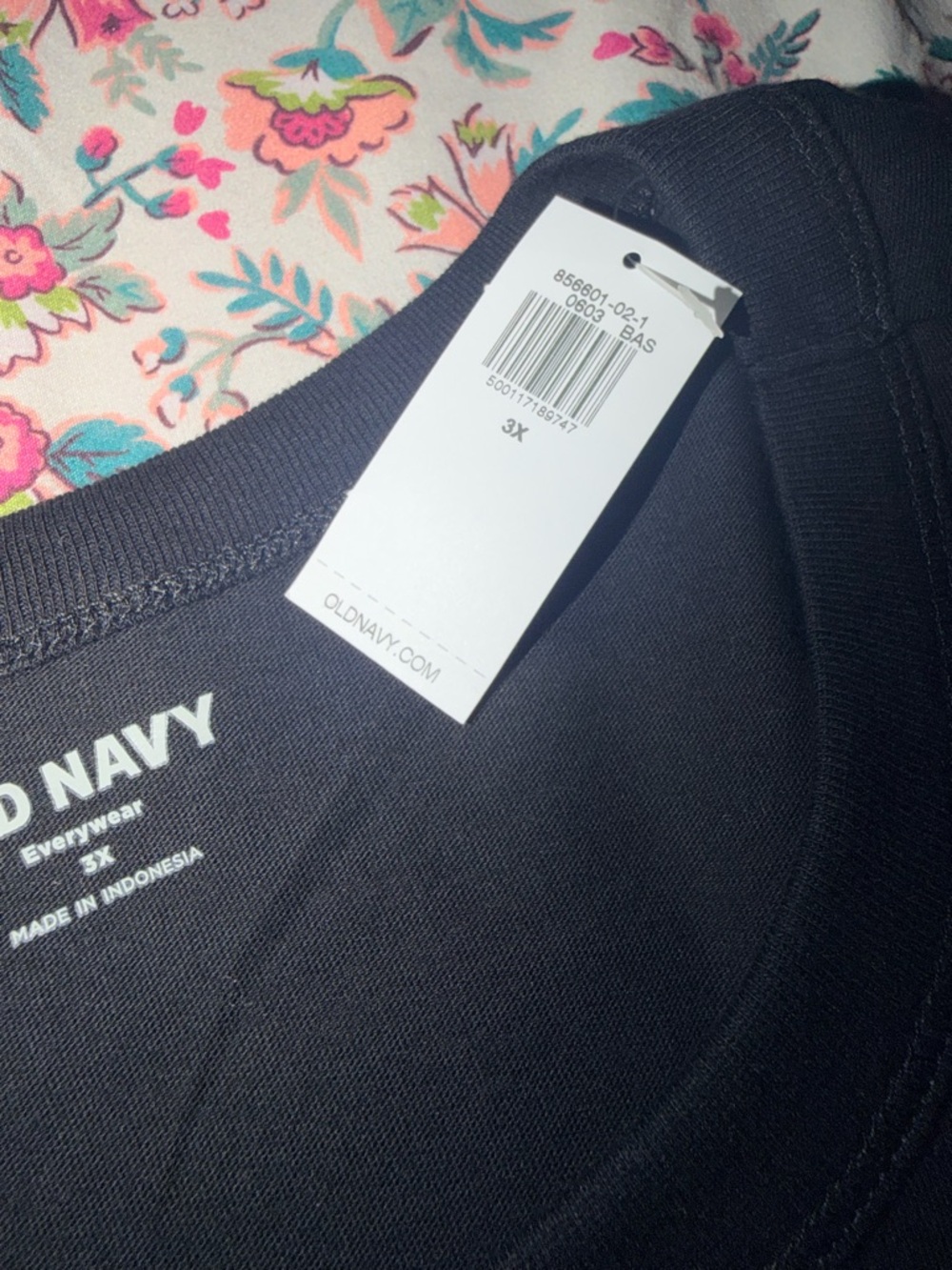 Old Navy Black Crewneck Tee